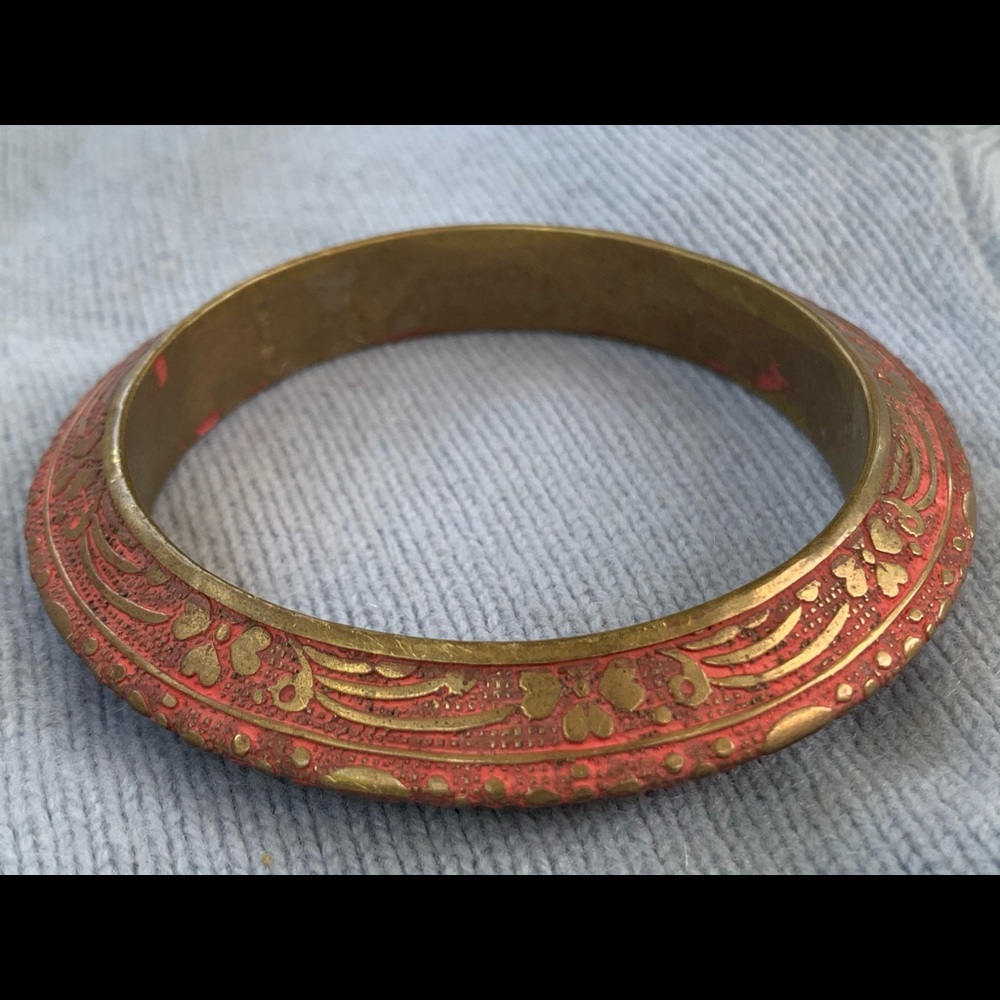 Beautiful brass vintage boho fashion edgy jewelry